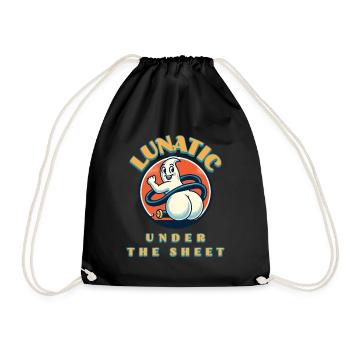 Funny Ghost Design Humorous Sarcastic - Drawstring Bag - black - Front