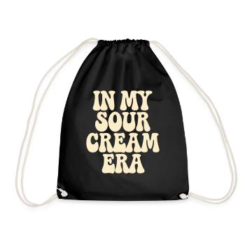 In My Sour Cream Era Für Sour Cream Food Sauce - Turnbeutel - Schwarz - Vorne