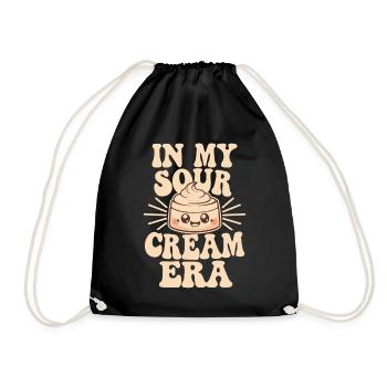 In My Sour Cream Era - Sour Cream Food Sauce Lover - Turnbeutel - Schwarz - Vorne