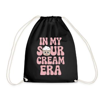 In Meiner Sour Cream Ära - Für Sour Cream Food - Turnbeutel - Schwarz - Vorne