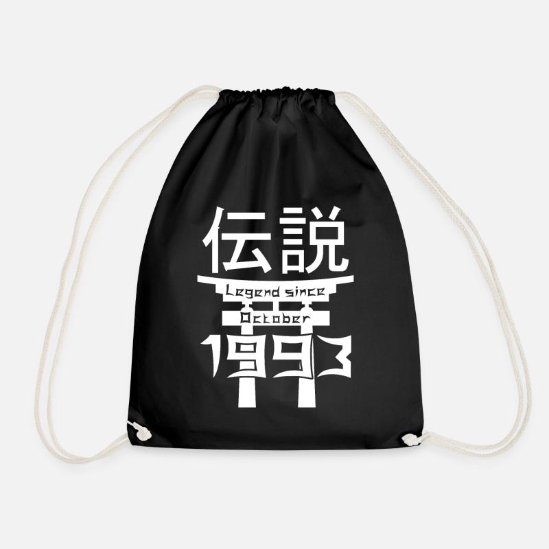 Legend since October 1993 Birthday Gift - Drawstring Bag - black