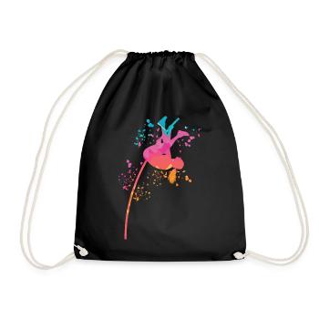 Perchiste Enfant Saut à la perche - Sac de sport léger - noir - Devant
