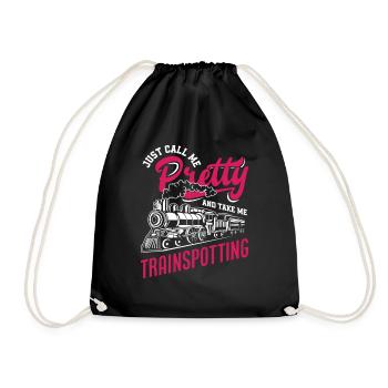 Appelez-moi jolie et emmenez-moi regarder - Sac de sport léger - noir - Devant