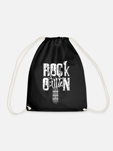 Rock On Music Lover Heavy Metal - Turnbeutel - Schwarz