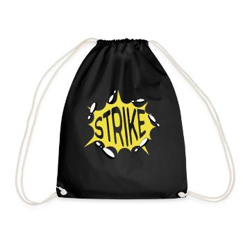 Strike Bowling Lover Sport - Drawstring Bag - black - Front