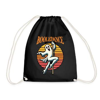 Lustiger Boole-dance Spruch Pole Dance Halloween - Turnbeutel - Schwarz - Vorne