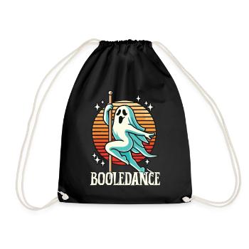 Lustiger Boole-dance Spruch Pole Dance Halloween - Turnbeutel - Schwarz - Vorne