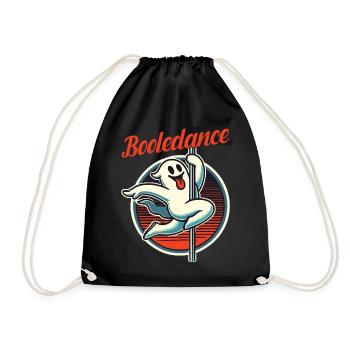 Lustiger Boole-dance Spruch Pole Dance Halloween - Turnbeutel - Schwarz - Vorne