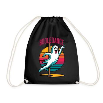 Lustiger Boole-dance Spruch Pole Dance Halloween - Turnbeutel - Schwarz - Vorne