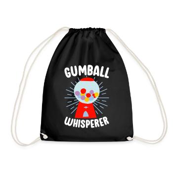 Gumball Machine Kaugummiautomat - Turnbeutel - Schwarz - Vorne