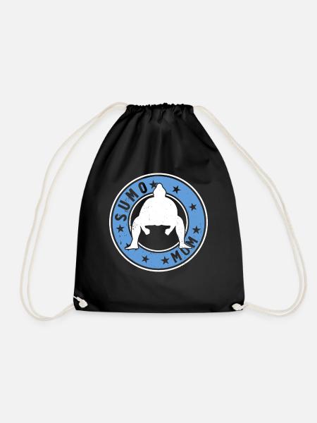 Sumo Combattante Maman Sumo Lutteur Sumo Mama Sumo - Sac de sport léger - noir