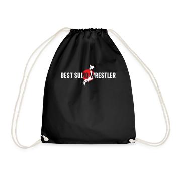 Sumo Fighter Sumo Wrestling - Best sumo wrestler - Drawstring Bag - black - Front