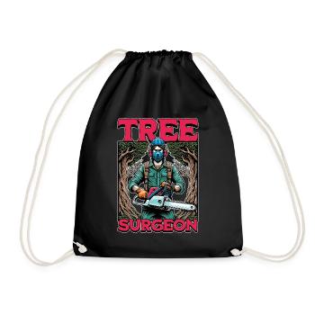 Arboriculteur Arboriculture Bûcheron - Sac de sport léger - noir - Devant