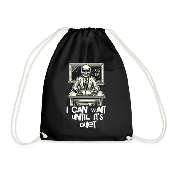 Drôle Enseignant Halloween Sarcasme Dire Design - Sac de sport léger - noir - Devant