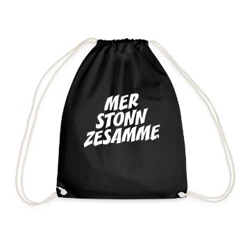 Cologne Mer Stonn Zesamme Dom Karneval Kölsch Kölner - Sac de sport léger - noir - Devant