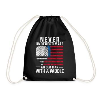 Pickleball Pickleballer USA Dink Paddle hobby - Sac de sport léger - noir - Devant