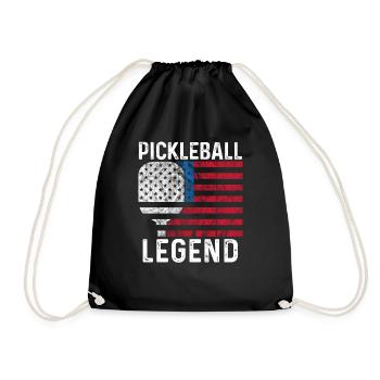 Pickleball Pickleballer USA Dink Paddle hobby - Sac de sport léger - noir - Devant
