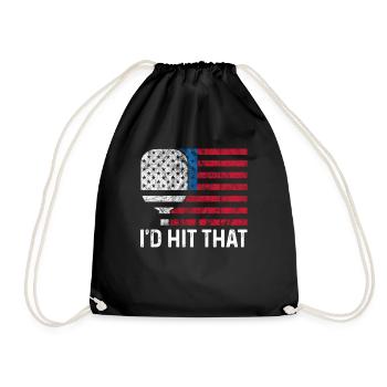 Pickleball Pickleballer USA Dink Paddle hobby - Sac de sport léger - noir - Devant