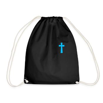 Jesus Christus Christlich Christentum Gott Bibel - Turnbeutel - Schwarz - Vorne