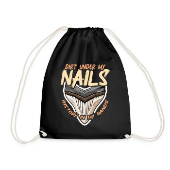 Chasseur de fossiles Dirt Under My Nails Collectionneur de fossiles - Sac de sport léger - noir - Devant