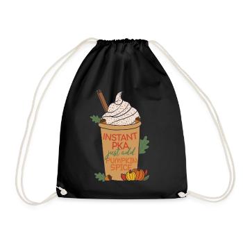 Instant PKA Pumpkin Spice | Pharmacy - Drawstring Bag - black - Front