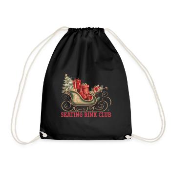 Partnerlook Rink Club - Sleds - Drawstring Bag - black - Front
