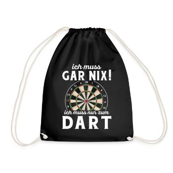 Cadeau de fléchettes Jeu de fléchettes Bullseye - Sac de sport léger - noir - Devant