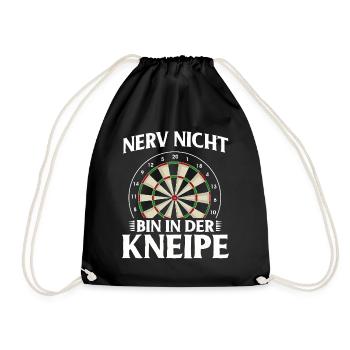 Cadeau de fléchettes Jeu de fléchettes Bullseye - Sac de sport léger - noir - Devant
