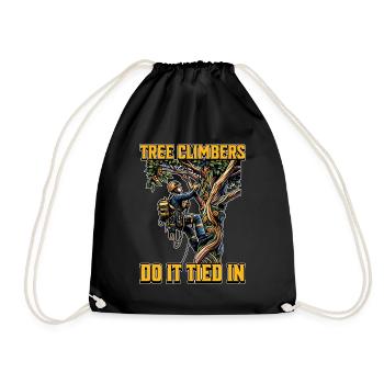 Tree Surgeon Tree Climbers Do It Arboriculturist - Turnbeutel - Schwarz - Vorne