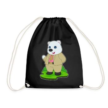 Costume de mariage Polar Bear Groom - Sac de sport léger - noir - Devant