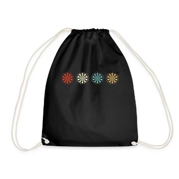 Cadeau de fléchettes Jeu de fléchettes Bullseye - Sac de sport léger - noir - Devant