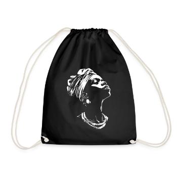 Afro American Heritage Black History Month - Drawstring Bag - black - Front