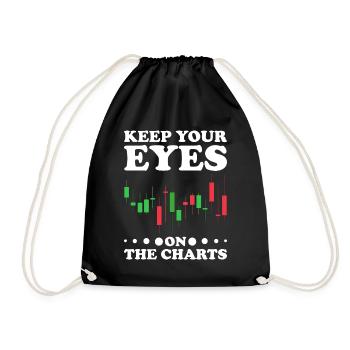 Day Trading Day Trader Bourse Bourse - Sac de sport léger - noir - Devant