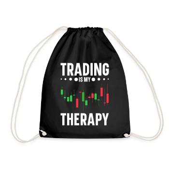 Day Trading Day Trader Bourse Bourse - Sac de sport léger - noir - Devant