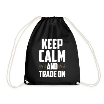 Day Trading Day Trader Bourse Bourse - Sac de sport léger - noir - Devant
