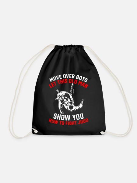 Move Over Boys Let This Old Man Show You How To fi - Turnbeutel - Schwarz