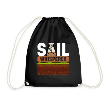 Bodenwissenschaftler Soil Science - Drawstring Bag - black - Front