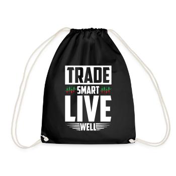 Trading Forex Trader Marché financier - Sac de sport léger - noir - Devant
