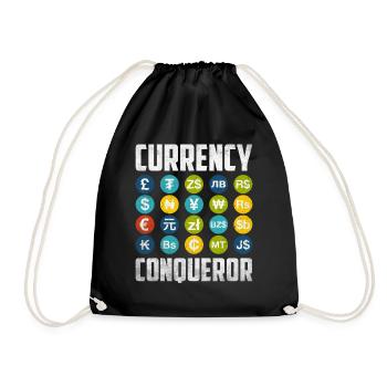 Trading Forex Trader Marché financier - Sac de sport léger - noir - Devant