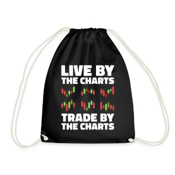 Trading Forex Trader Marché financier - Sac de sport léger - noir - Devant