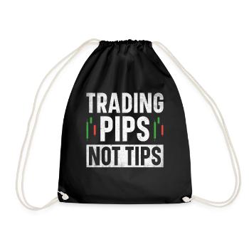Trading Forex Trader Marché financier - Sac de sport léger - noir - Devant