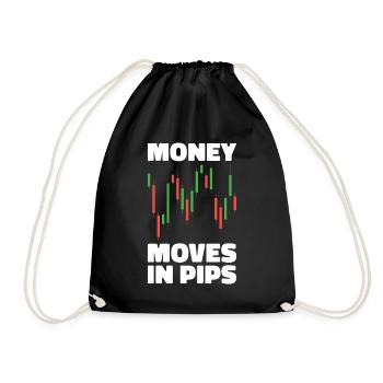 Trading Forex Trader Marché financier - Sac de sport léger - noir - Devant