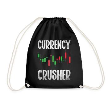 Trading Forex Trader Marché financier - Sac de sport léger - noir - Devant