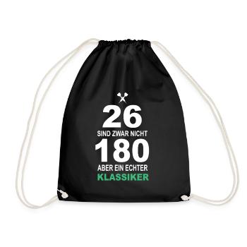 Cadeau de fléchettes Jeu de fléchettes Bullseye - Sac de sport léger - noir - Devant