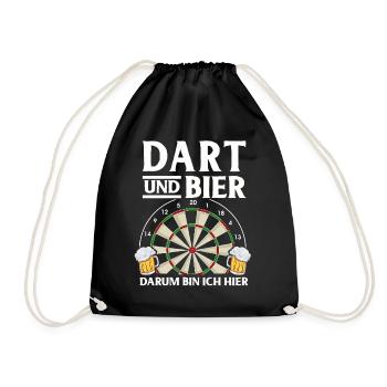 Cadeau de fléchettes Jeu de fléchettes Bullseye - Sac de sport léger - noir - Devant
