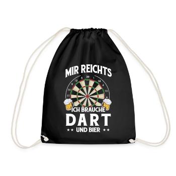Cadeau de fléchettes Jeu de fléchettes Bullseye - Sac de sport léger - noir - Devant