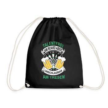 Cadeau de fléchettes Jeu de fléchettes Bullseye - Sac de sport léger - noir - Devant