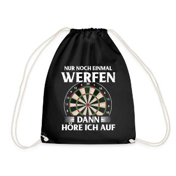 Cadeau de fléchettes Jeu de fléchettes Bullseye - Sac de sport léger - noir - Devant