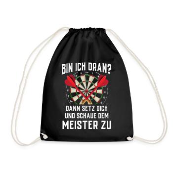 Cadeau de fléchettes Jeu de fléchettes Bullseye - Sac de sport léger - noir - Devant