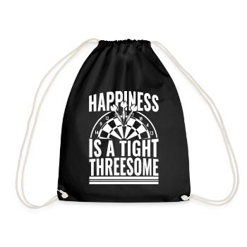 Cadeau de fléchettes Jeu de fléchettes Bullseye - Sac de sport léger - noir - Devant